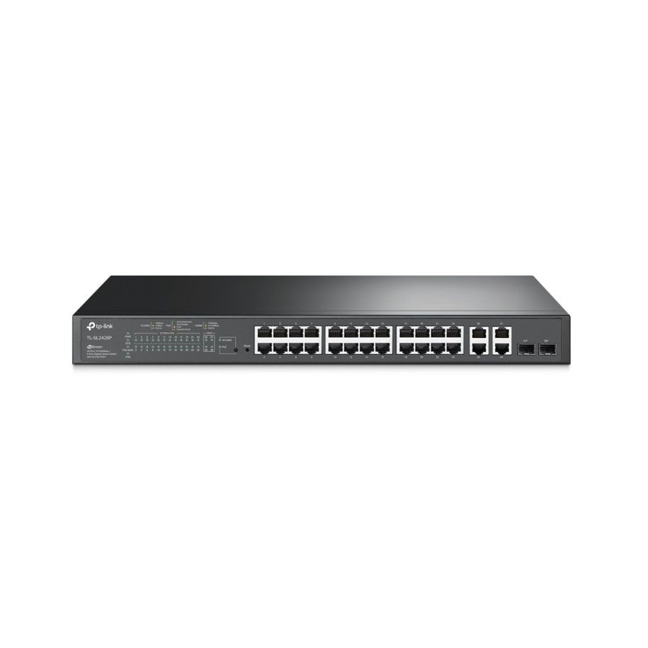 Switch TP-Link SL2428P 24x10/100Mbps PoE+ 4xGb