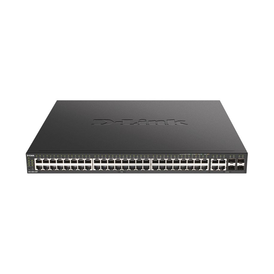 D-Link DGS-2000-52MP Switch L2 48xGB PoE 4xGbE/SFP