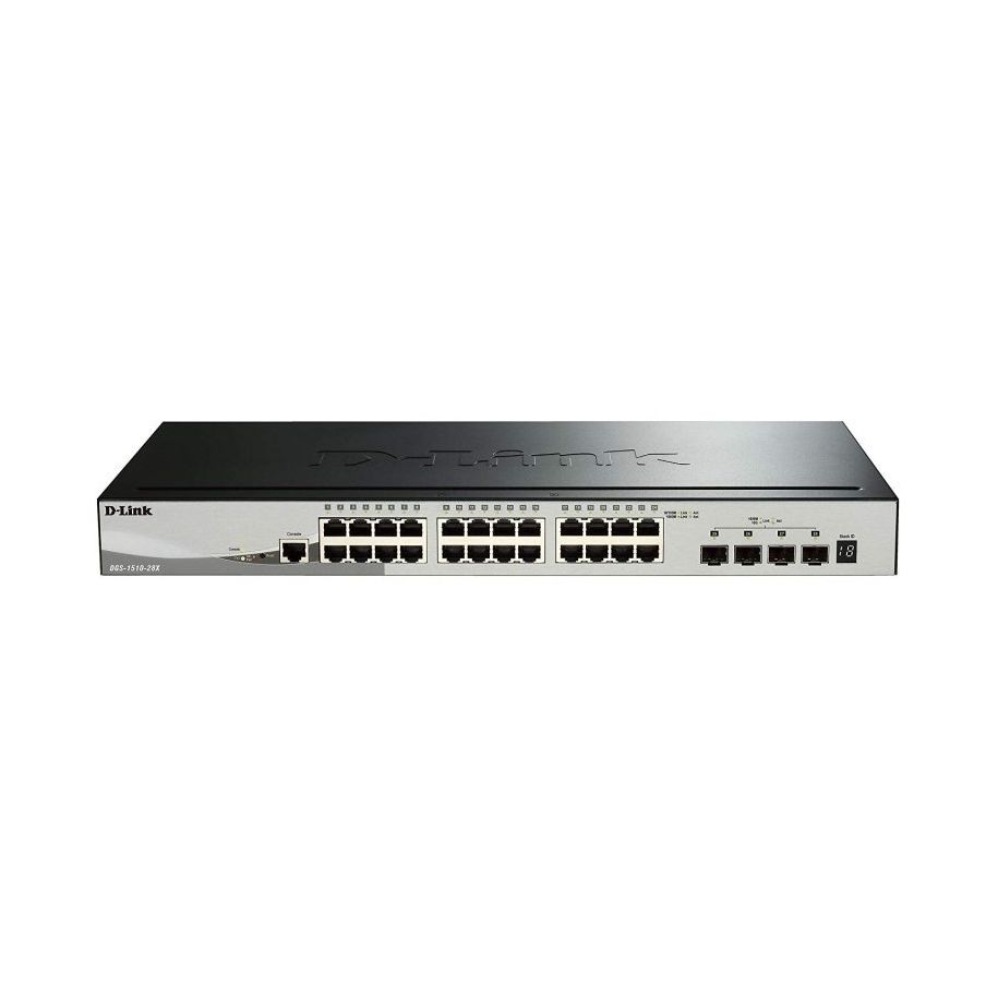 D-Link DGS-1510-28X/E commutateur L2 24 x Go 4 x 10 Go SFP+