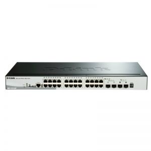 D-Link DGS-1510-28P/E Commutateur L2 24x Go PoE 2xSFP+