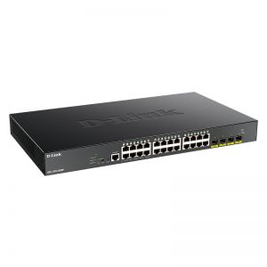 Switch D-Link DGS-1250-28XMP/E 24xGb PoE 4x10Gb