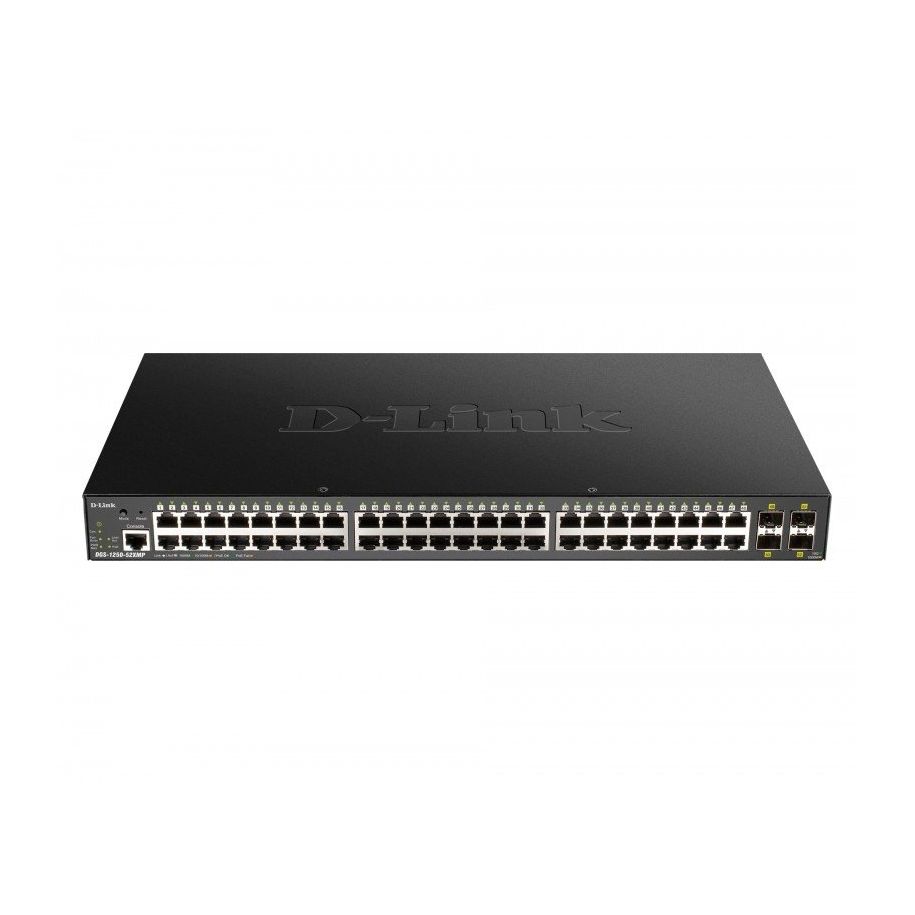 Commutateur D-Link DGS-1250-52XMP/E 48xG PoE+4x10G SFP+