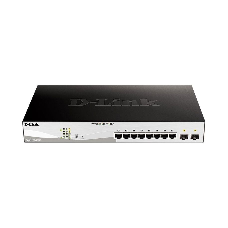 D-Link DGS-1210-10MP/E Switch 10 Go PoE+ 2xSFP 130 W