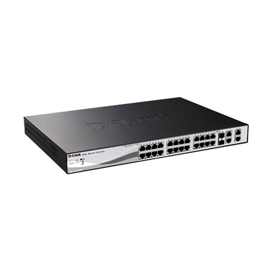 D-Link DGS-1210-28P/E Commutateur combiné 24 Go PoE 4 x SFP