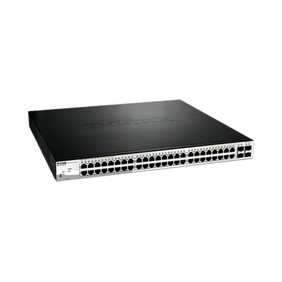 D-Link DGS-1210-52MP/E Switch 48xGb PoE 4xSFP Peigne