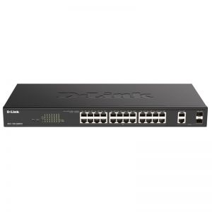 D-Link DGS-1100-26MPV2/E Switch 24xPoE+ 2xSFP Peigne