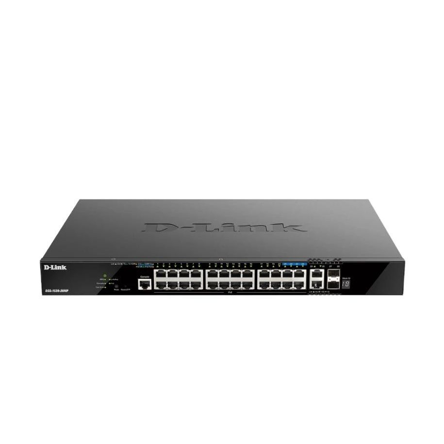 D-Link DGS-1520-28MP/E Commutateur 20xGbE PoE 2x10 SFP+