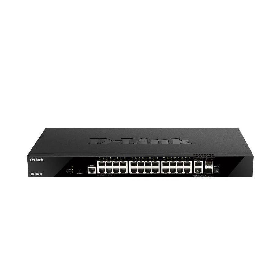 Commutateur D-Link DGS-1520-28/E 24xGbE, 2x10GbE, 2xSFP+