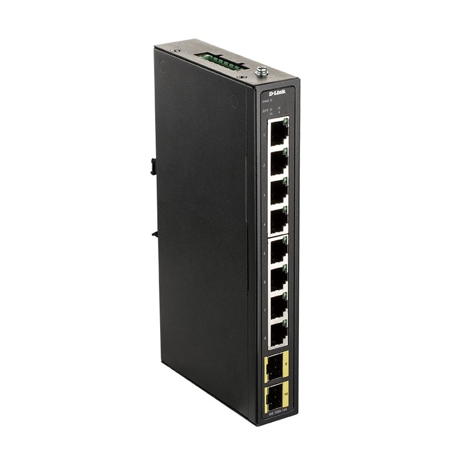 D-Link DIS-100G-10S Industrial Switch 8xGb 2xSFP