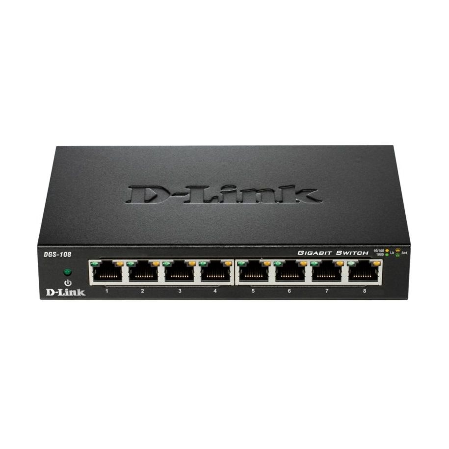 D-Link DGS-108 Switch 8xGB Métal