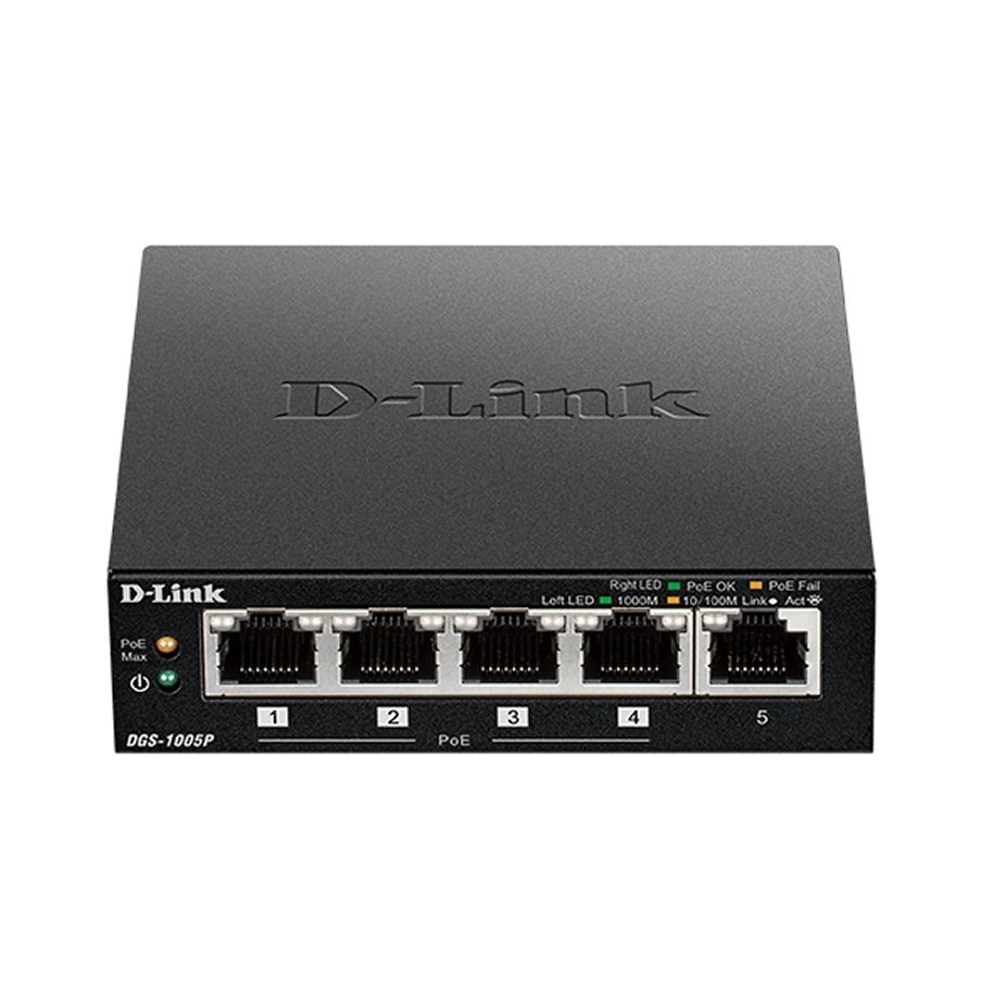 Commutateur D-Link DGS-1005P 5xGB 4xPoE