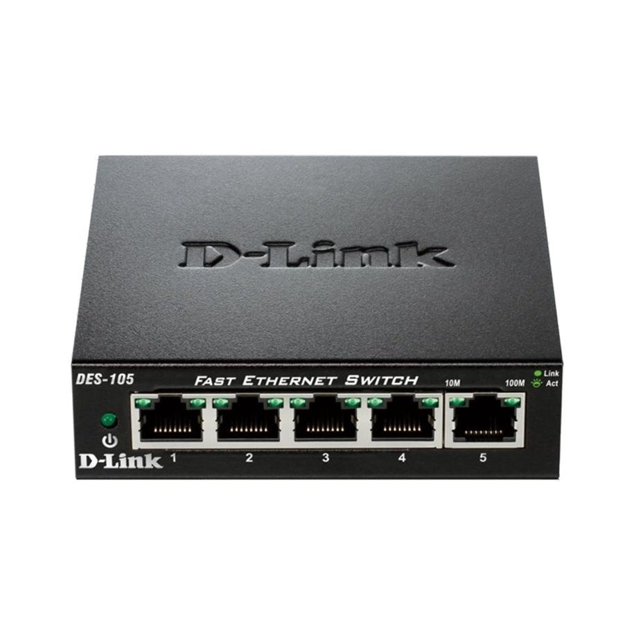 D-Link DES-105 Switch 5x10/100Mbps Metal