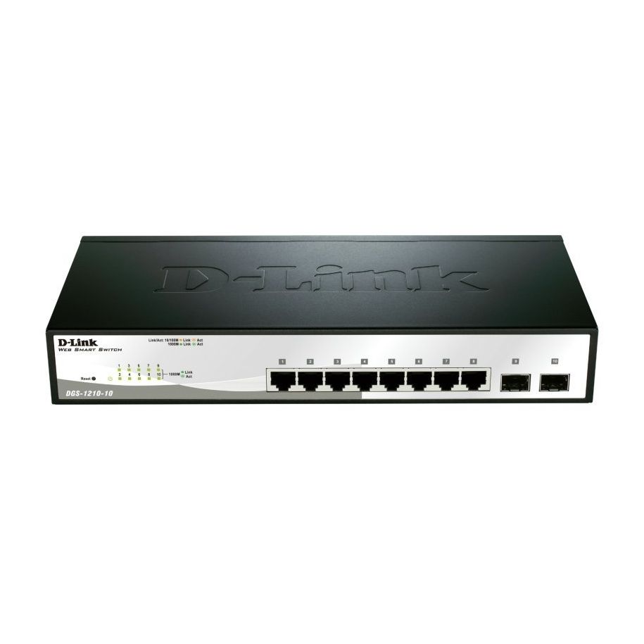 D-Link DGS-1210-10/E Switch 8xGB 2xSFP