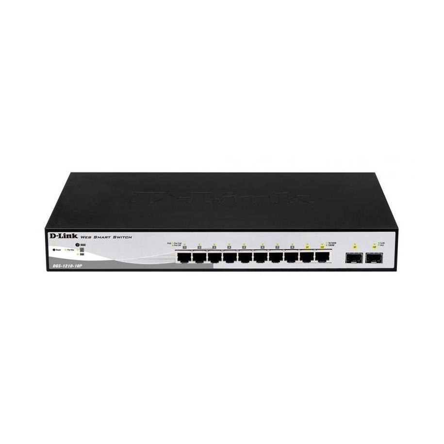 D-Link DGS-1210-10P/E Switch 8xGB PoE 2xSFP