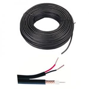 Bysecur BSC01209 Bobina de 100 metros de cable CCTV RG174 + alimentación