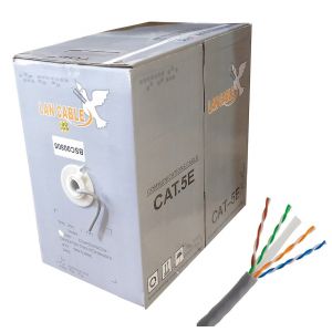 Bysecur BSC00805 305m boxed reel of rigid CAT5e shielded UTP cable