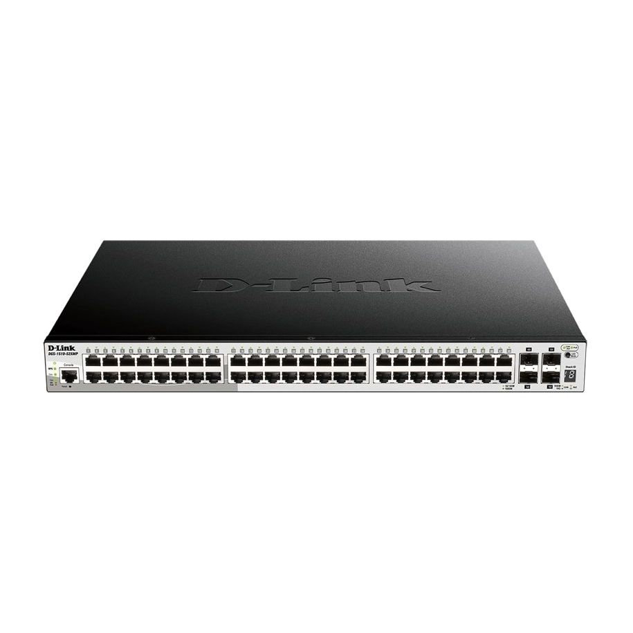 D-Link DGS-1510-52XMP/E Switch 52xGb PoE+ 4x10GB