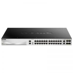 D-Link DGS-3130-30S/E Commutateur L3 24xSFP 4xSFP+ 2x