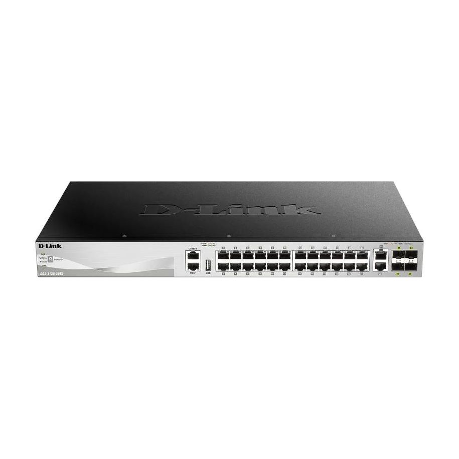 D-Link DGS-3130-30S/E Commutateur L3 24xSFP 4xSFP+ 2x