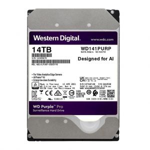 Western digital WD142PURP Disque dur de sécurité spécial WD Purple Pro 14 To