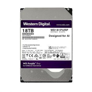 Western digital WD181PURP Disco rígido de segurança especial WD Purple Pro 18 TB