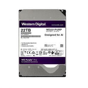 Western digital WD221PURP Disque dur de sécurité spécial WD Purple Pro 22 To