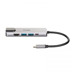 D-Link DUB-M520 USB-C Hub HDMI/2USB 3.0/USB-C/Ethe