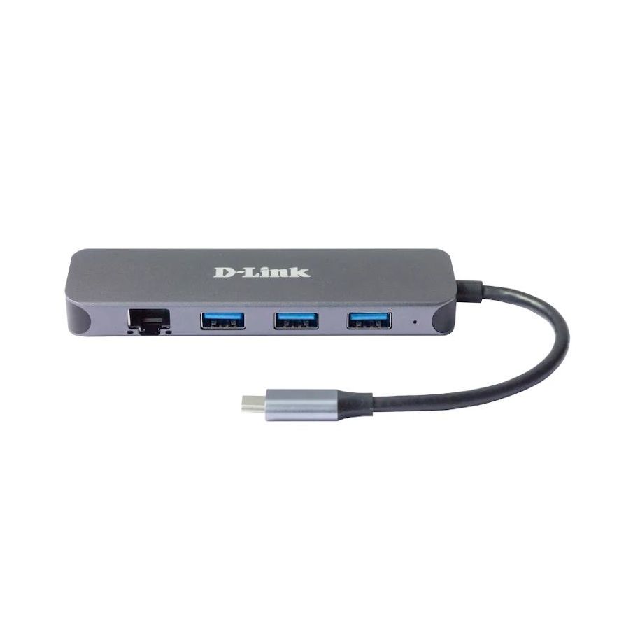 D-Link DUB-2334 Hub USB-C 5 em 1 GbE/PD