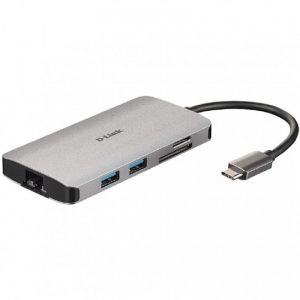 D-Link DUB-M810 USB-C Hub 8 in 1 HDMI/Eth/CardRead