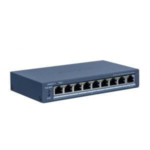 Hikvision DS-3E1309P-EI/M Switch Inteligente Gerenciado 8 Portas PoE + 1 x RJ45 Gigabit