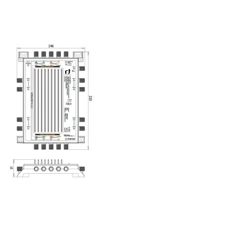 multiswitch ubs unicable inverto terrestrial inputs outputs programmable terrestre