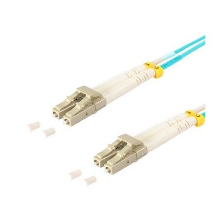 Cable de fibra óptica Duplex  LC/LC de 5m Azul,  50/125μ Multimodo OM3