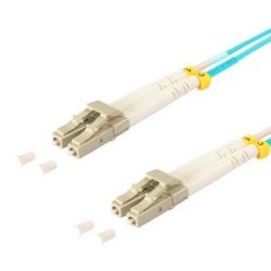 Câble de raccordement fibre optique LC/LC Duplex 10m jaune, 9/125μ Mode  unique