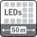 3 Ultra LEDs (Up to 50m)